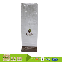 Laminated Material Heal Sealing Customized White Shiny Valve Coffee Packaging Bags Suppliers In Uae